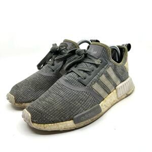 Adidas NMD R1 Glitch Camo Grey Running Sneakers Women's 9 US